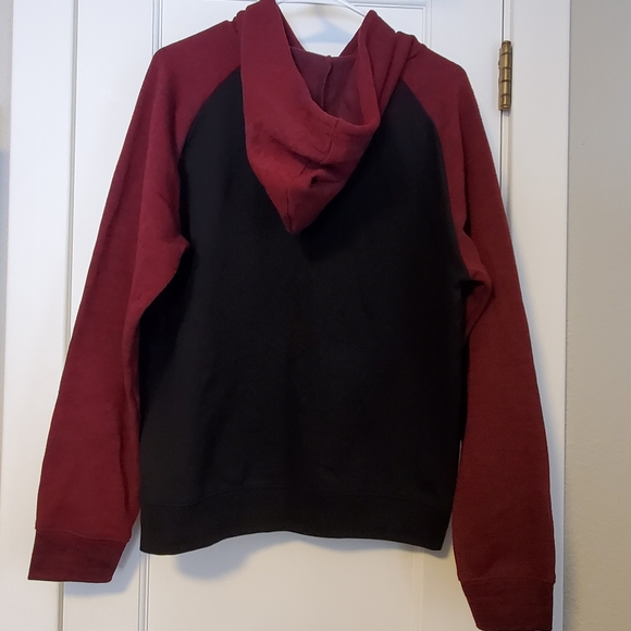 Star Wars Darth Vader Vintage-Style Maroon Black Pullover Hoodie LARGE - Picture 2 of 3